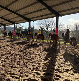 cours d'équitation débutant à Pau en Béarn